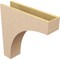 Ekena Millwork 6"W x 24"D x 24"H Thin Huntington Rough Cedar Woodgrain TimberThane Corbel, Primed Tan CORUR06X24X24HUNRCPR - alternate 6